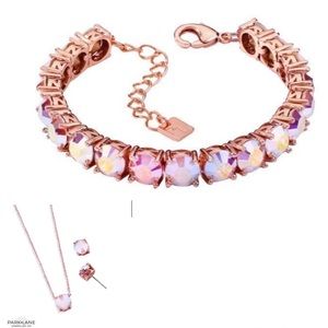 Park Lane Jewelry Set - Cotton Candy Impression Earrings, Necklace, and Bracelet